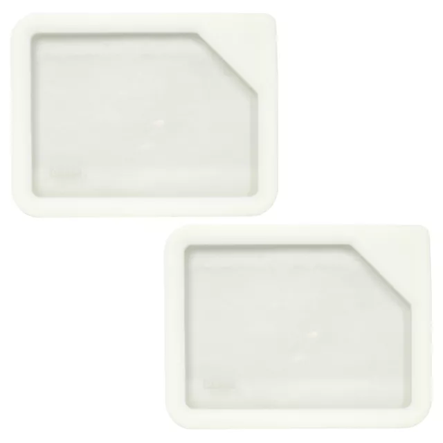 PYREX ULTIMATE OV-7211 Rectangle White Leak Proof Replacement Lid (2-Pack)  $26.99 - PicClick