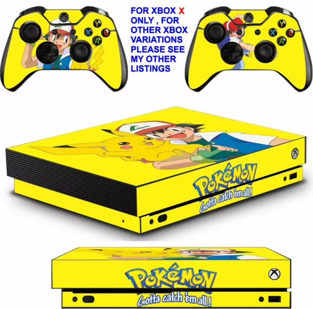 PIKACHU Pokemon Skin for XBOX ONE SERIES S X Controller Wrap Decal Sticker  Cover