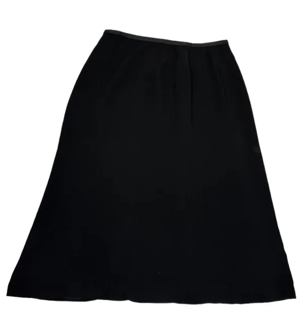 Women’s Ellen Tracy A Line Midi Skirt, Black, Size 10