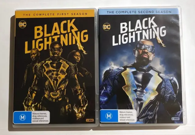 Black Lightning: Complete First & Second Season 1 2 DC TV Series RARE 6-DVD Set