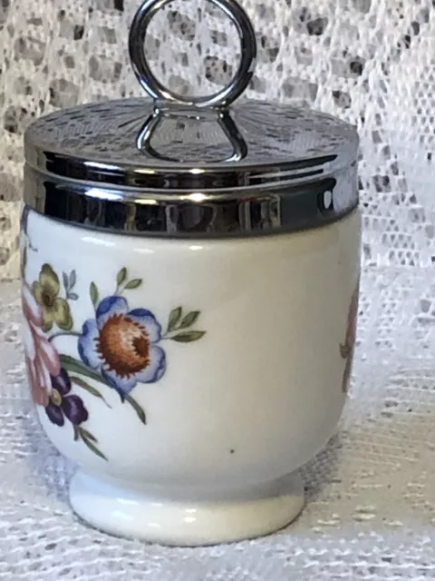 Royal Worcester Bournemouth Rose Floral One (1) Egg Size Coddler 3