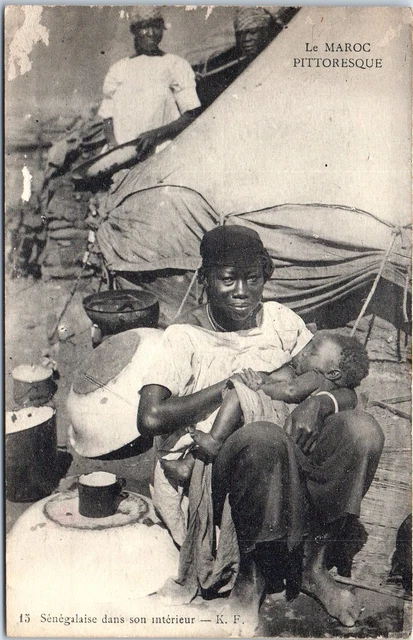 MAROC SCENES ET TYPES Carte postale ancienne [REF 48990]