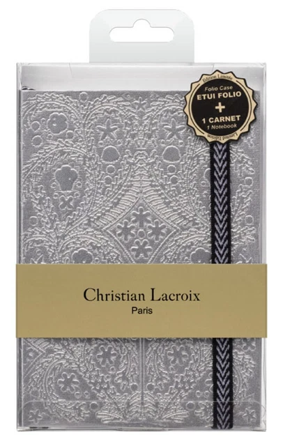 Christian Lacroix Notebook Paseo argento A5 8"" X 6