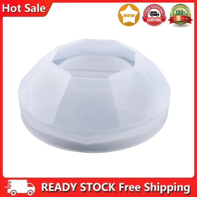 DIY Candle Holder Molds Crystal Candlestick Mould for Epoxy Casting Decoration