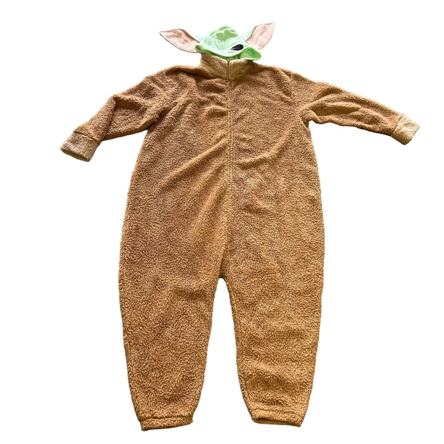 Star Wars Hoodie Adult one size hot topic Mandalorian Grogu Baby Yoda Zip W/Ears