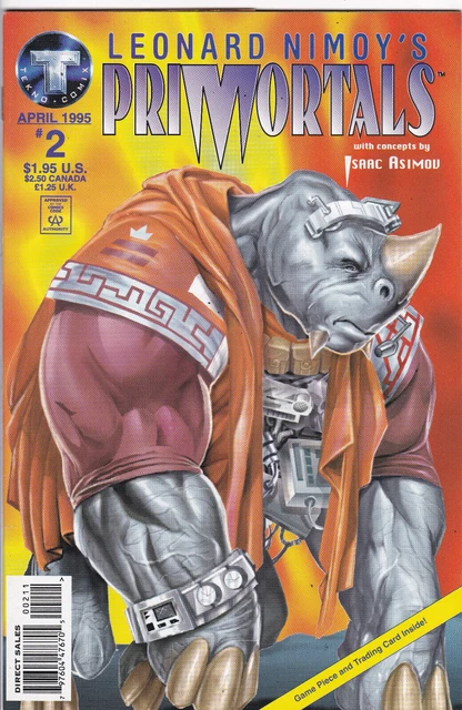 Lenard Nimoy's Primortals #2, Tekno Comix, 1995, High Grade