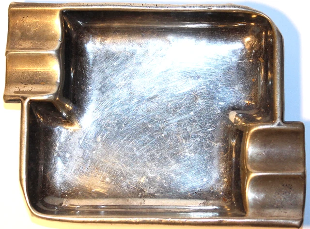 🇼 Antiker 835er Silber Ascher Aschenbecher Art Deco - 11,2 x 8,3 cm - 43,37 g 🇼 Antiker 835er Silber Ascher Aschenbecher Art Deco - 11,2 x 8,3 cm - 43,37 g