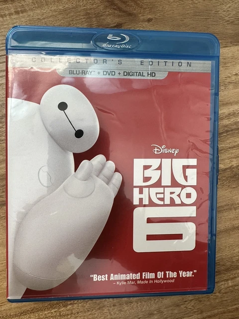 BIG HERO 6 Blu ray DVD Digital Like New Disney 2 86 PicClick CA