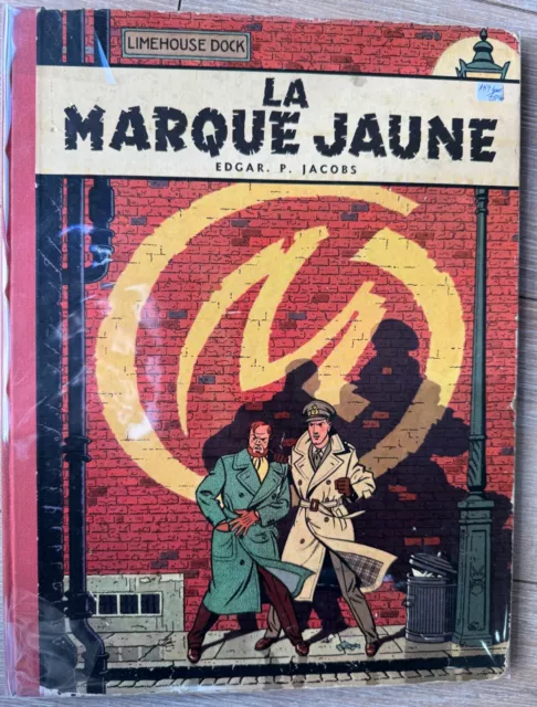 BLAKE ET MORTIMER JACOBS LA MARQUE JAUNE 2nde EDITION BE+/TBE AVEC POINT TINTIN