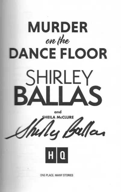 Hand Signed By Shirley Ballas Murder On The Dance Floor New 1/1 Hb 2