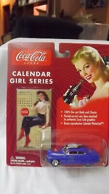 Johnny Lightning Coca-Cola Blue '49 Mercury Calendar Girl Series 1/64