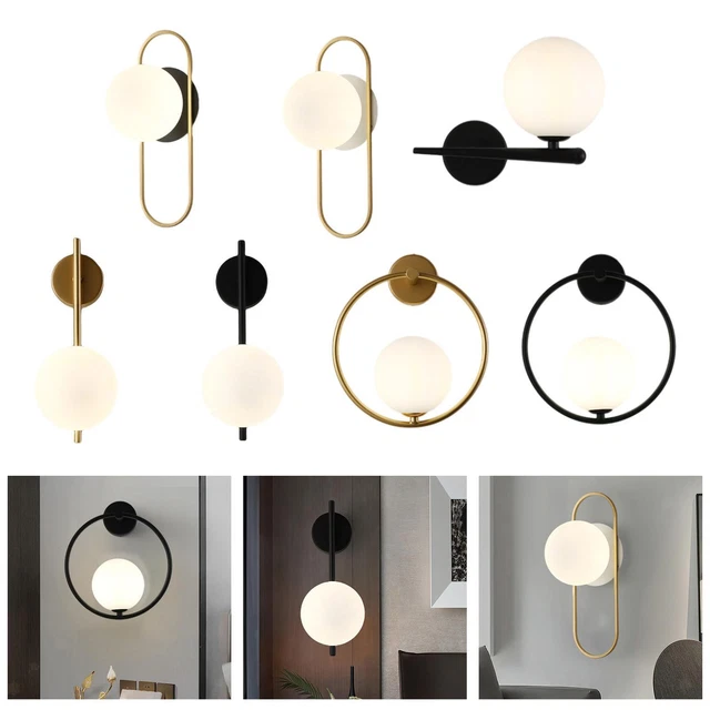 Vintage Muro Lampada Rétro Industriale Sconce E27 Metallo Paralume - Foto 9