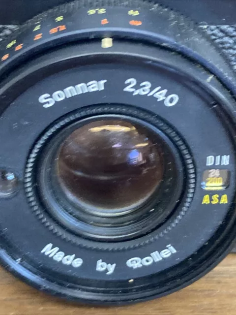 Alte Kamera Rollei XF 35 Camera Lens Sonnar 2,3/40 Old Vintage K4 6