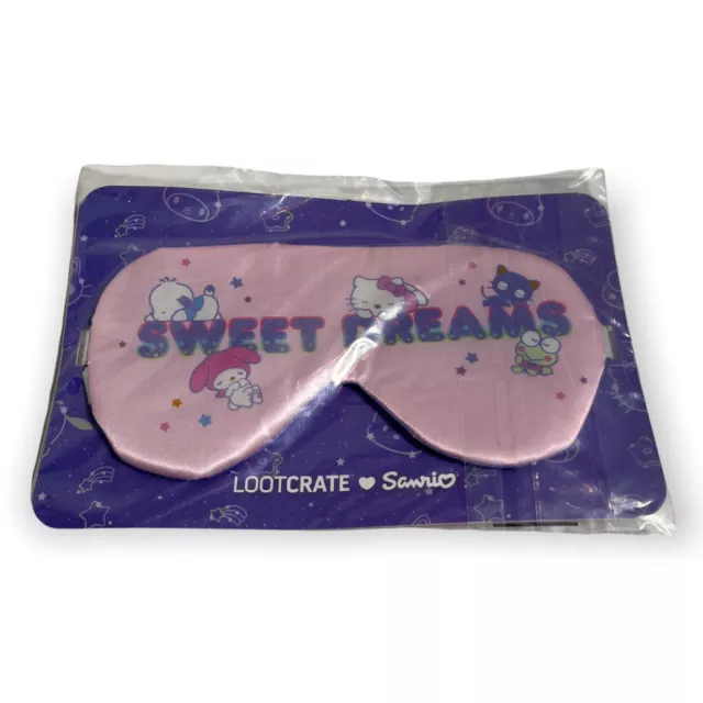 Hello Kitty Sanrio lootcrate sweet dreams Eye Mask Brand New Adorable