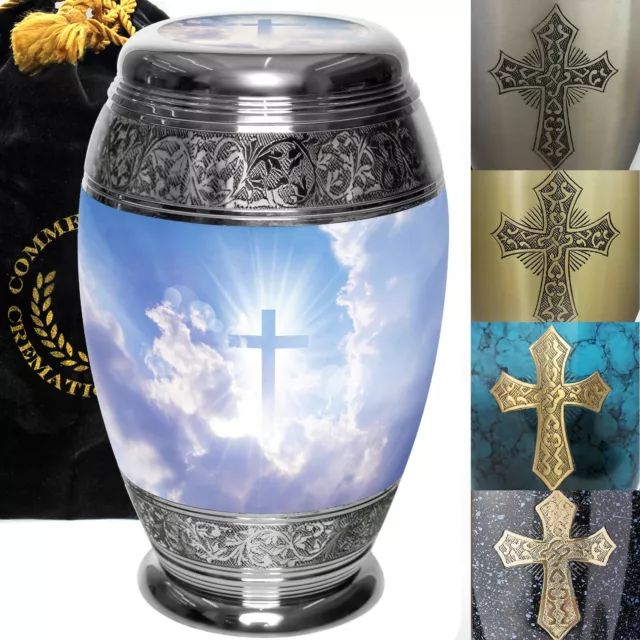 Heavenly Cross Urns for Human Ashes Large and Cremation Urn Cremation Urns Adult