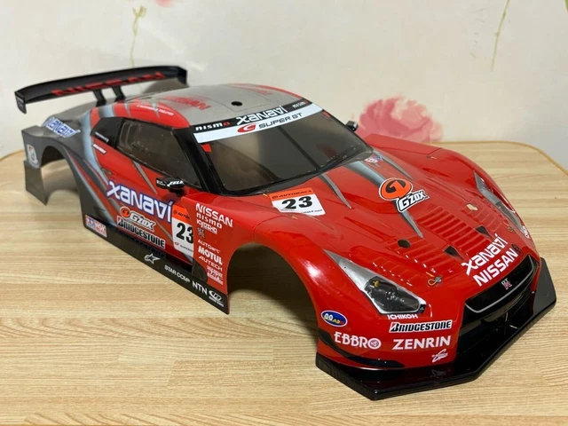 Tamiya R35 Gt R 1/10 TAMIYA XANAVI Nismo GT-R R35 Racing Car Radio Control Body TAMIYA ...