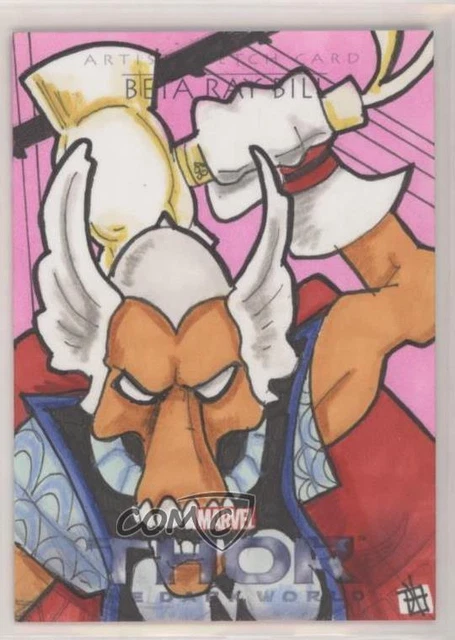 2013 Upper Deck Marvel Thor: The Dark World Sketches 1/1 J(ay) #JAY Sketch 07d9