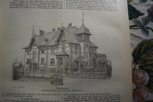 1893 Bauverwaltung 5 Berlin Grunewald Villa Herzfeld Chirurgische Klinik
