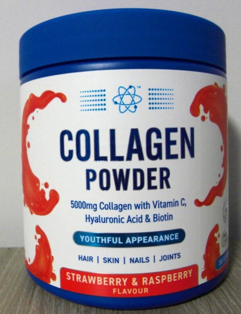 APPLIED NUTRITION COLLAGEN Peptides Powder Strawberry & Raspberry ...