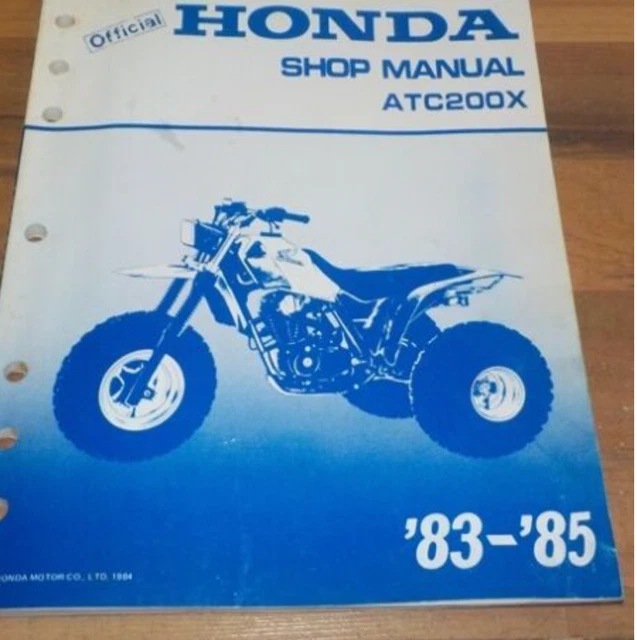 1983 1984 1985 Honda ATC 200X Service Shop Workshop Repair Manual OEM 6196502