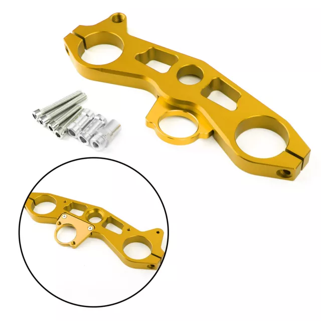 Gabelbrücke Oben Gabel Front Upper Top Clamp für Kawasaki Ninja ZX6R 2009-12