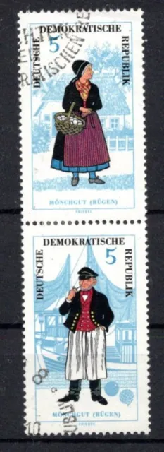 DDR ZD 1074-79 Trachten, SZd 64, gestempelt