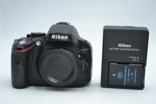 Nikon D5100 16.2 MP Digital SLR Camera - Black (Body Only) 11,284 Shutter Count
