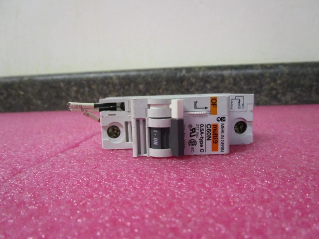 Merlin Gerin C60N Multi9 Circuit Breaker 277V 0.5Amp Type C + Auxiliary Merlin Gerin C60N Multi9 Circuit Breaker 277V 0.5Amp Type C + Auxiliary