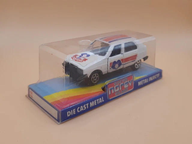 Lot NOREV Mini Jet 1/64 Police – Citroën Visa, Pick-Up, Van, Bateau – 4 Voitures
