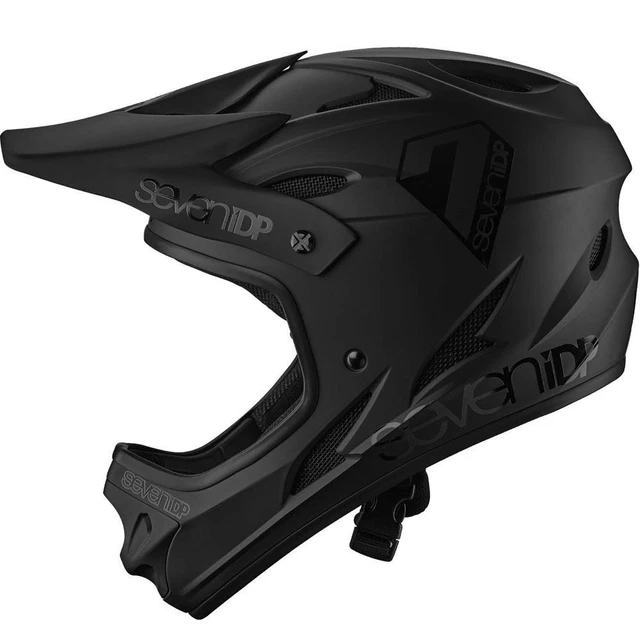7iDP M1 Cycle Helmet Full Face MTB DH Enduro - Black