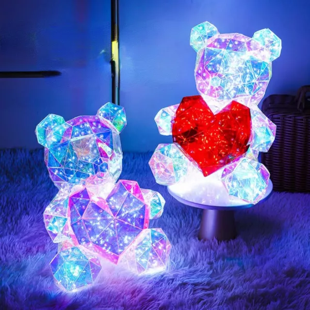 DIY 3D Christmas Kit Flashing Light LED Circuit 3/7 Colors Xmas
