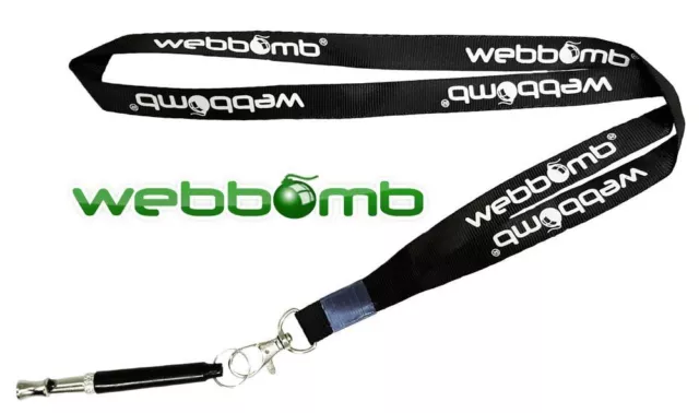 WEBBOMB Hochfrequenz Hundepfeife Profi Hundetraining & Welpen Erziehung +Lanyard 2