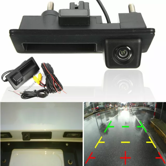 Car Trunk Handle Rear View Backup Parking Camera fit for VW Jetta TIGUAN PASSAT