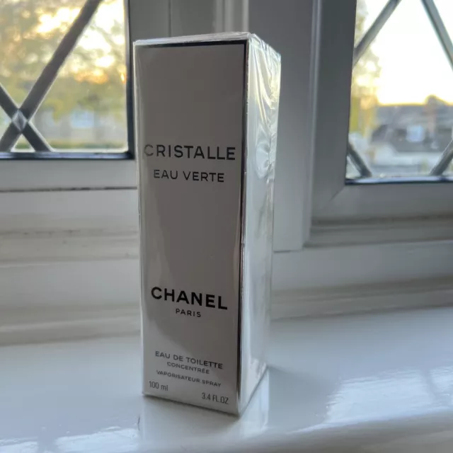 CHANEL CRISTALLE EAU Verte Eau de Toilette 100ml Spray For Her £127.95 - PicClick  UK
