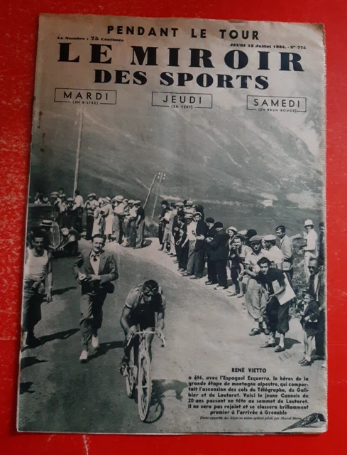 TOUR DE FRANCE 1938 - COL DE BRAUS