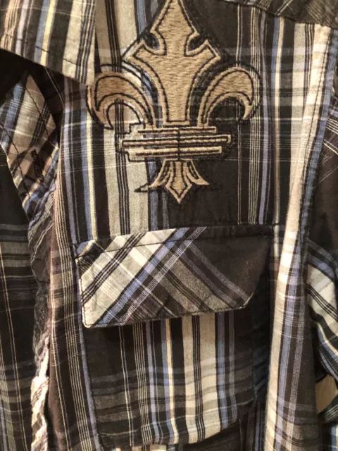 CJ BLACK WESTERN Shirt Men’s Classic Fit Long Sleeve Button Up ...