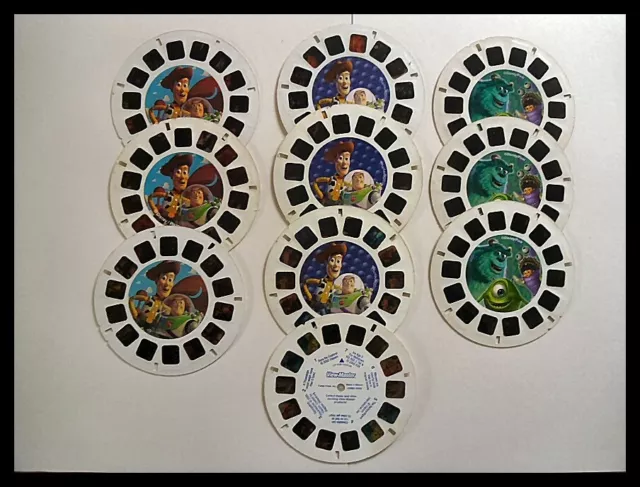 10 X VIEW-MASTER Reels - Toy Story, Toy Story 2, Monsters Inc. and Sampler  Reel £51.31 - PicClick UK