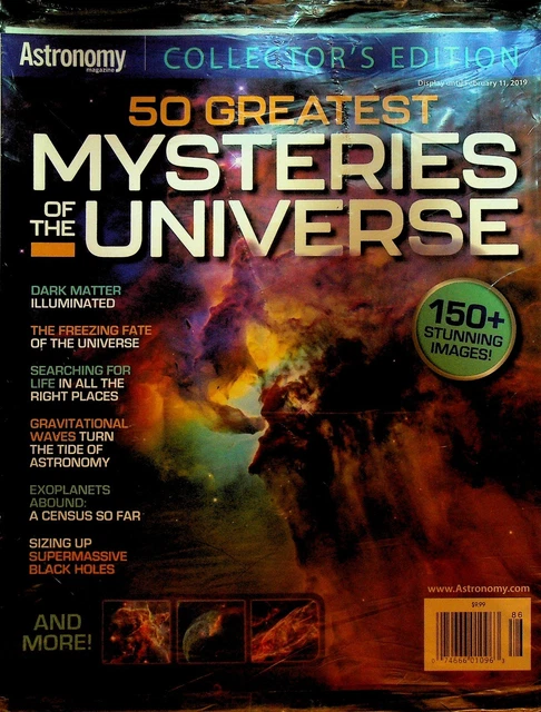 ASTRONOMY MAGAZINE 50 Greatest Mysteries of the Universe Sealed £10.69 ...