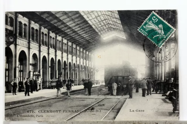 Clermont Ferrand La Gare    France Cpa Carte Postale Postcard  X886