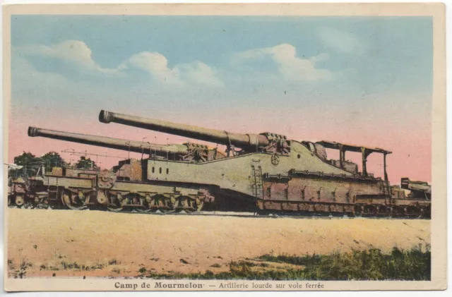 CHALONS SUR MARNE - Marne - CPA 51 - Vie MILITAIRE - le camp - Artillerie lourde