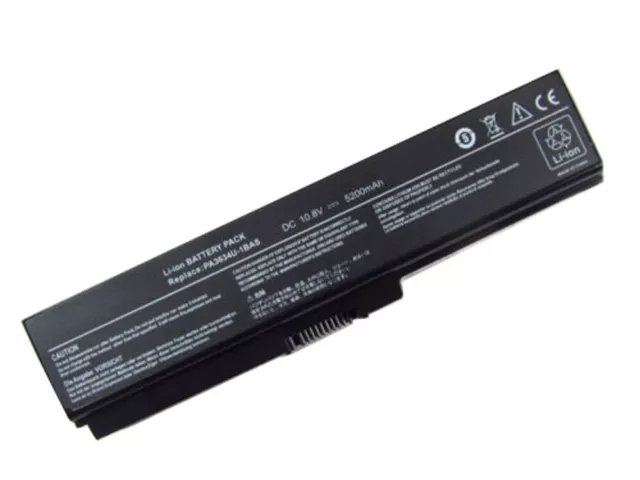 6 Cell Laptop Battery For PA3634U-1BAS Toshiba Satellite L650 A660 C650 L675