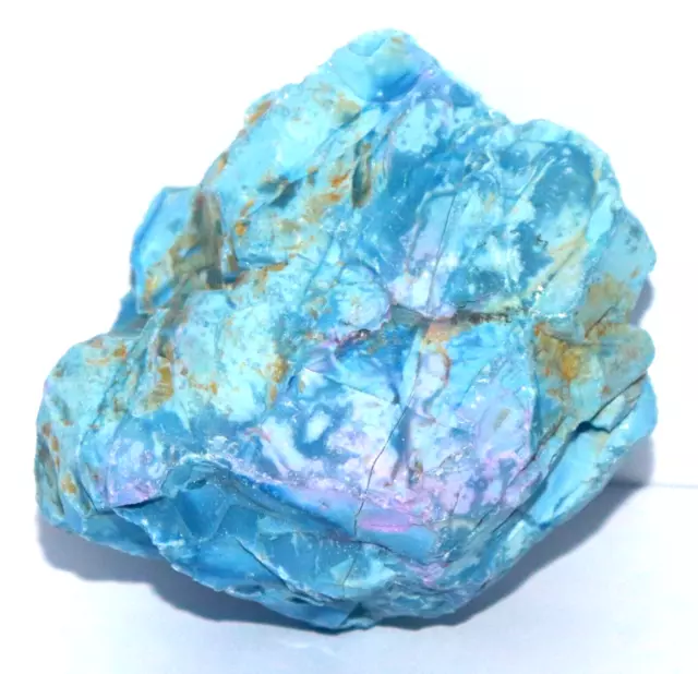 1500 Plus Ct Natural Australian Blue Opal Huge Uncut Rough Certified Gemstone 3