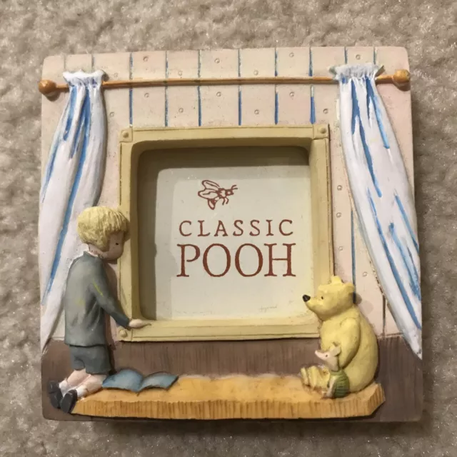 Disney Classic Winnie the Pooh 3D Mini 3" Photo Picture Frame Window Charpente