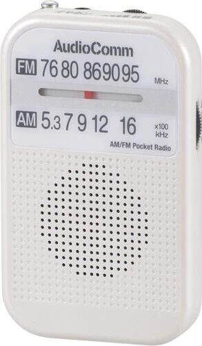 Ohm Eléctrico Audiocomm Am/Fm Bolsillo Radio Whit Ancho 55X Altura 90 X 17mm
