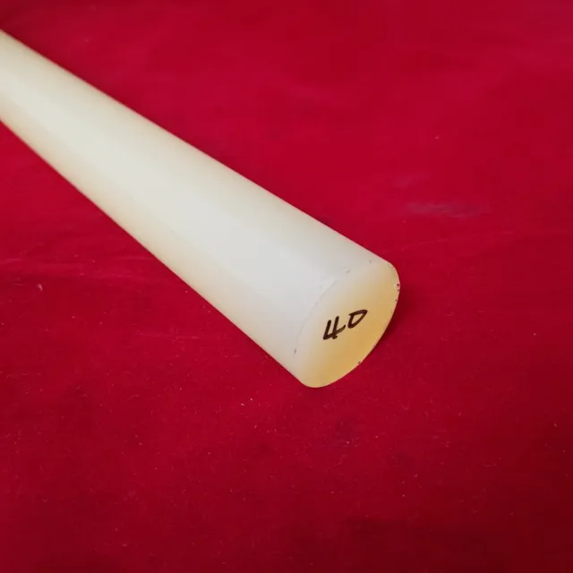 Urethane Rubber Solid Round Rod 40mm DIA. × 500mm Length Shock Absorber Stick