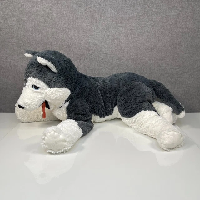IKEA HUSKY DOG Plush "LIVLIG" Soft Toy 22.5" £15.00 PicClick UK