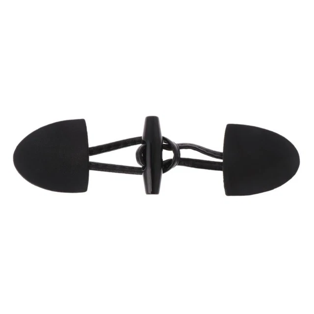 6 Pairs Leather Horn Toggle Closure Buttons Coat for Duffle Sewing DIY