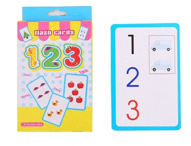 MATHEMATICS KIDS FLASH Cards Learning Game Educational Numbers £12.75 ...
