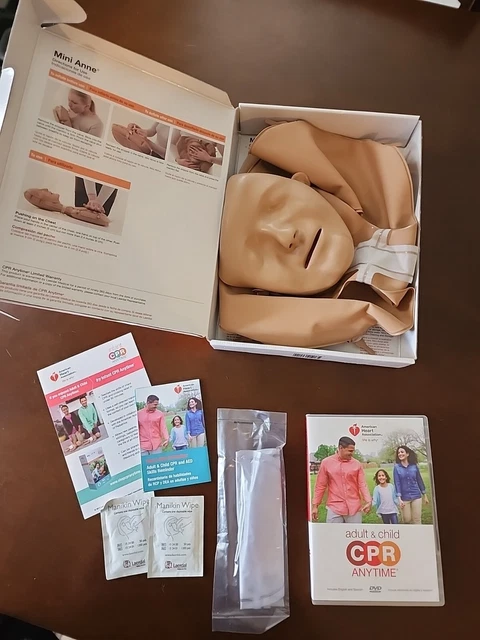 American Heart Association CPR Training Kit Adult & Child Meet AHA Guideline NEW