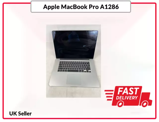 Cheap Apple Macbook Pro A1286 Intel Core i7 8GB Ram No HDD 15.4" Screen broken